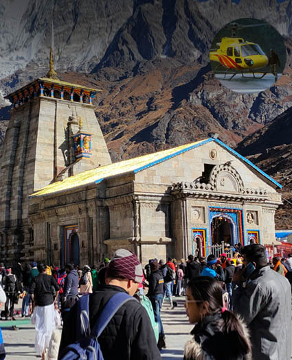 Char Dham Yatra with Kedarnath by Helicopter